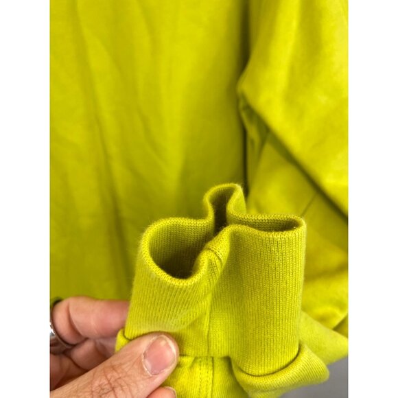 Lululemon Perfectly Oversized Crew Sweatshirt Pullover Bright Yellow Size 4 - Picture 5 of 6